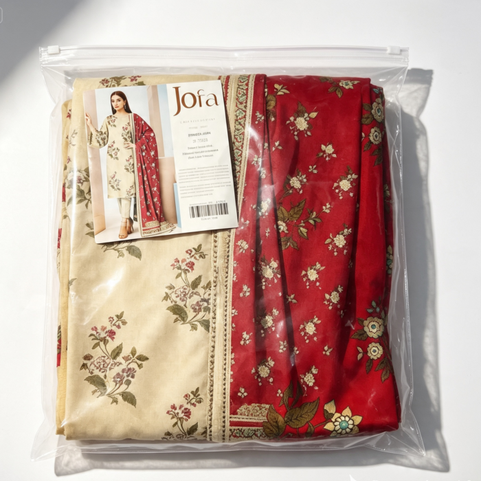 Jofa Earth Crust Printed Lawn Suit